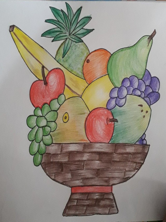 Em geral 97+ Imagen fruit basket drawing for class 1 Mirada tensa
