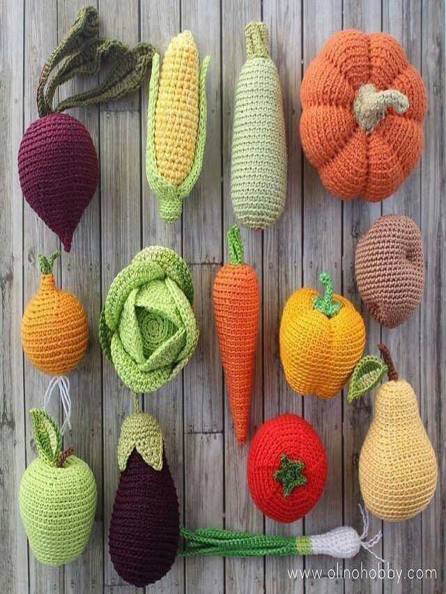 Álbumes 104+ Foto frutas y verduras tejidas a crochet paso a paso Cena hermosa