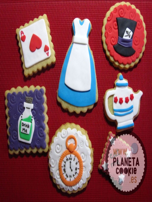 Arriba 101+ Foto galletas de alicia en el pais de las maravillas Actualizar