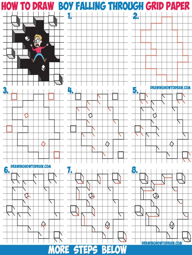 Em geral 97+ Imagen graph paper drawings step by step Cena hermosa