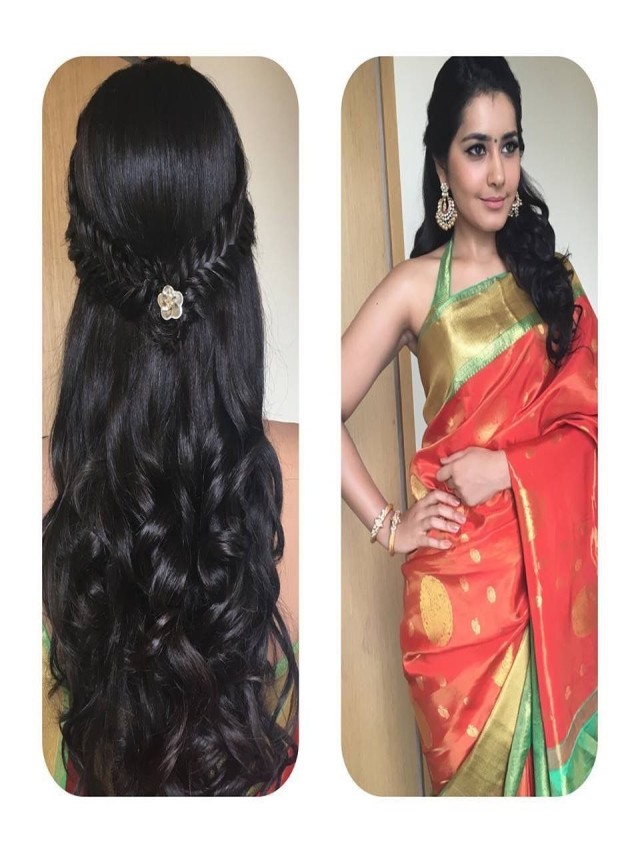 Arriba 103+ Imagen hairstyle on saree step by step Alta definición completa, 2k, 4k