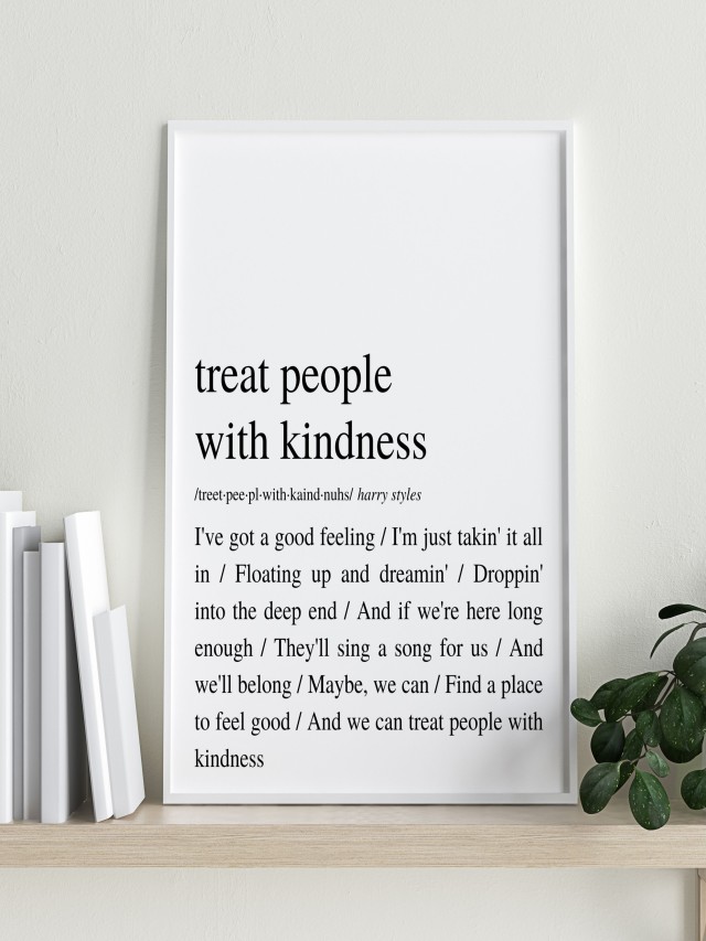 Lista 98+ Foto harry styles – treat people with kindness lyrics Lleno