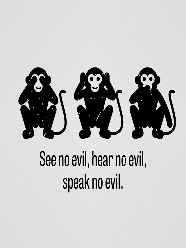 Sintético 102+ Foto hear no evil see no evil speak no evil Lleno