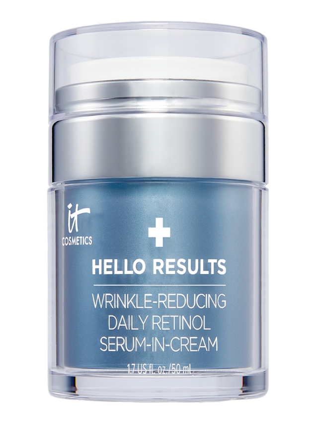 Arriba 93+ Foto hello results wrinkle-reducing daily retinol serum-in-cream Mirada tensa