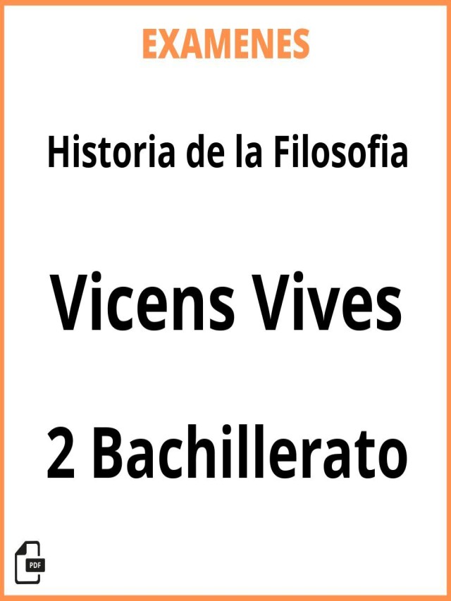 Arriba 104+ Foto historia de la filosofia 2 bachillerato vicens vives pdf Alta definición completa, 2k, 4k