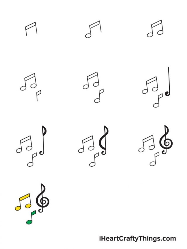 Lista 93+ Imagen how do you draw music notes El último