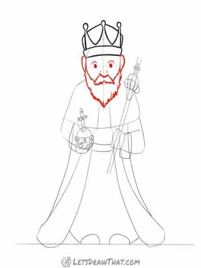 Lista 103+ Imagen how to draw king charles iii Mirada tensa