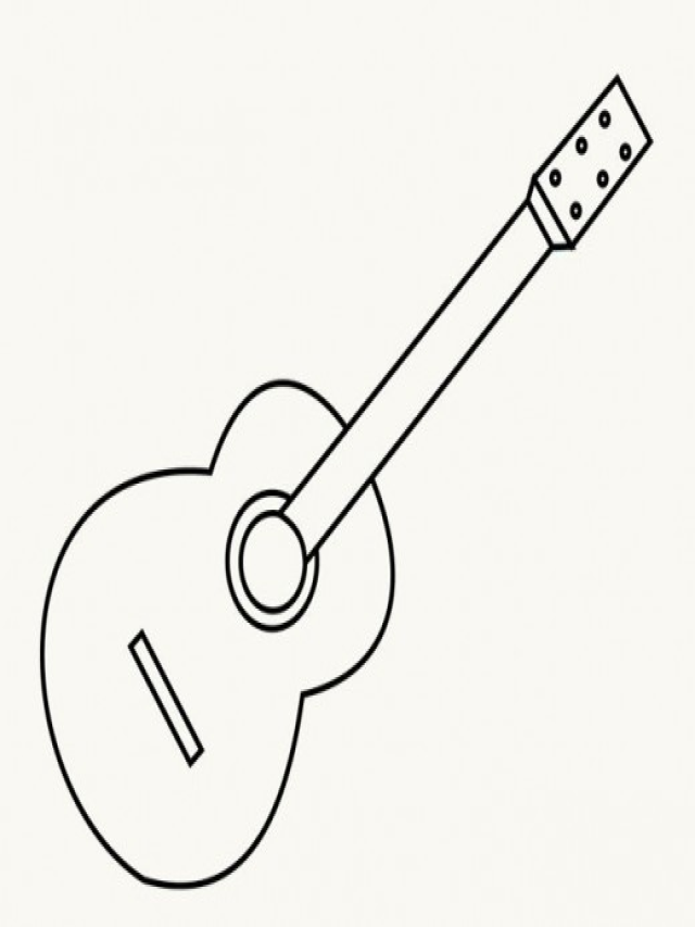Lista 104+ Imagen how to draw a simple guitar Cena hermosa