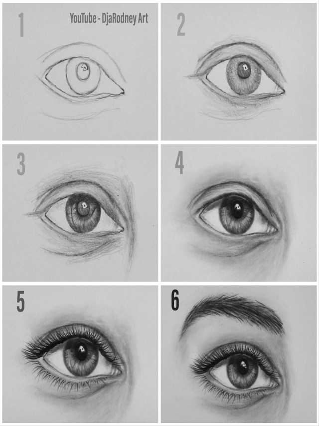 Álbumes 90+ Imagen how to draw a realistic eye step by step Alta definición completa, 2k, 4k