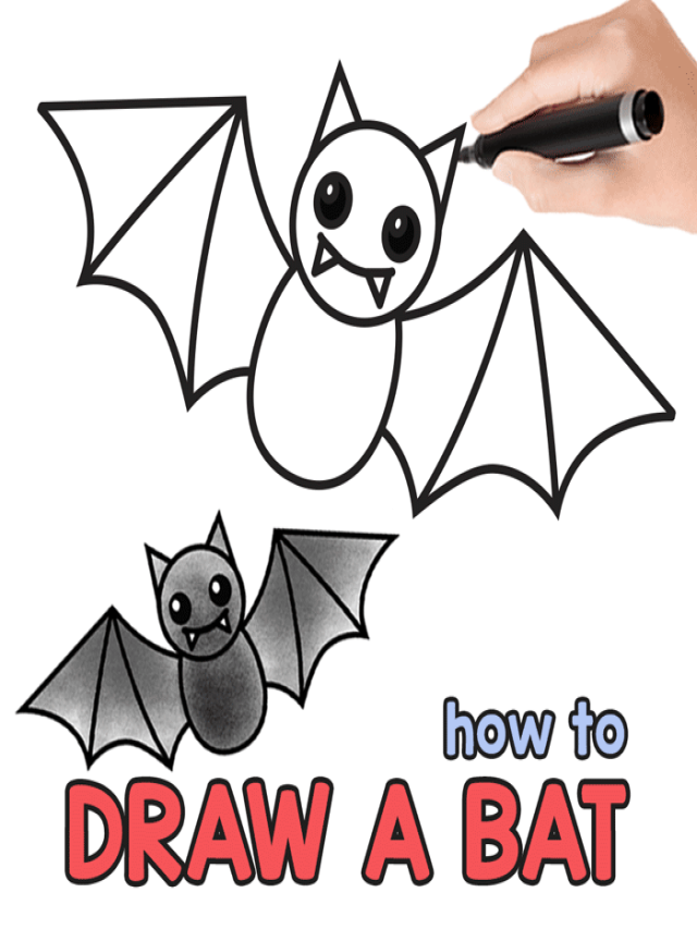 Lista 97+ Imagen how to draw an easy bat Alta definición completa, 2k, 4k