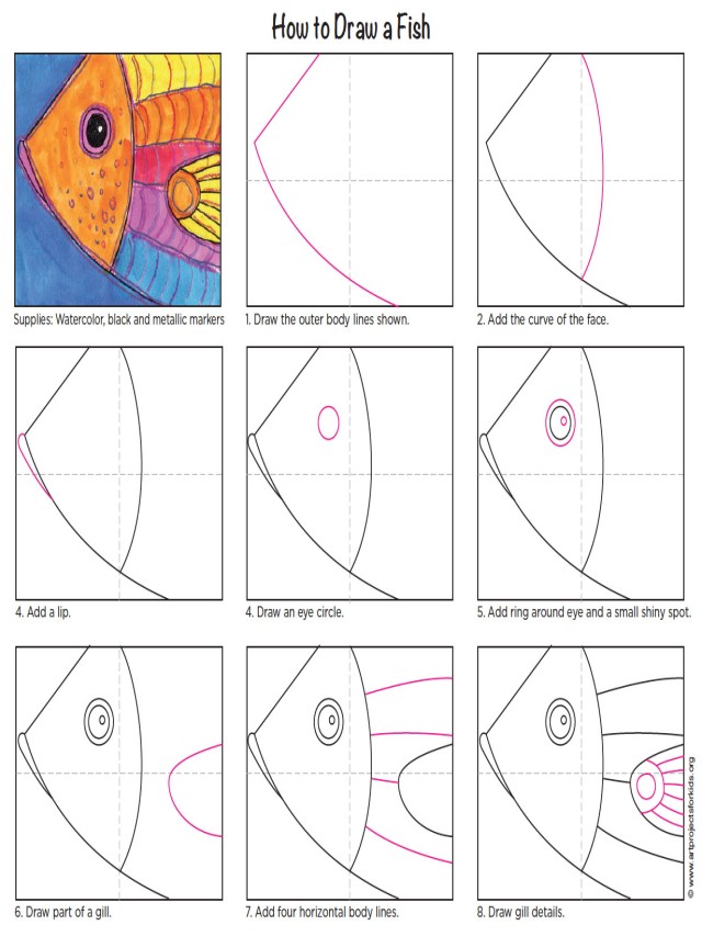 Álbumes 105+ Imagen how to draw a fish realistic El último