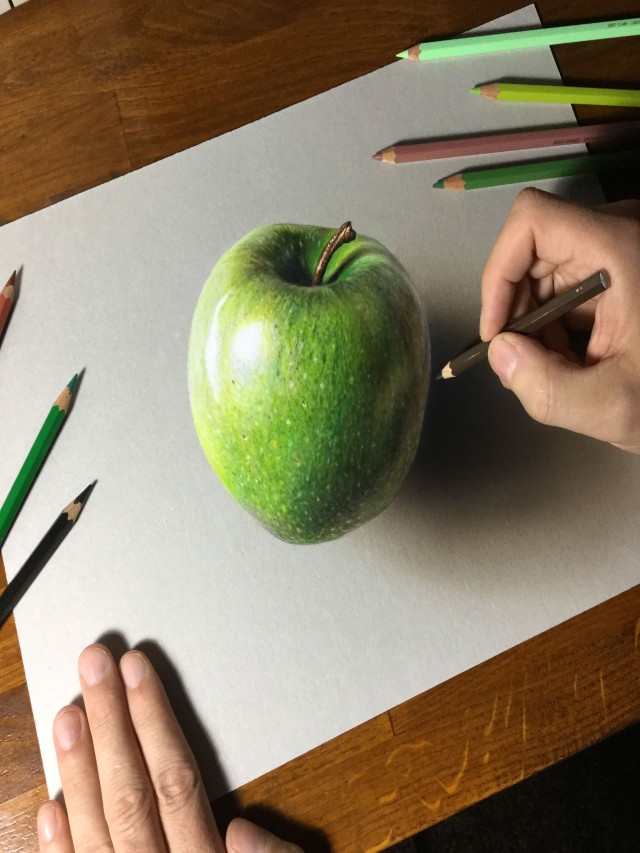 Lista 91+ Imagen how to draw a realistic apple Cena hermosa
