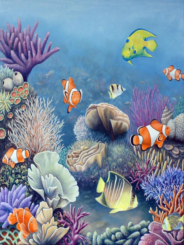 Arriba 92+ Imagen how to draw coral reef realistic Actualizar