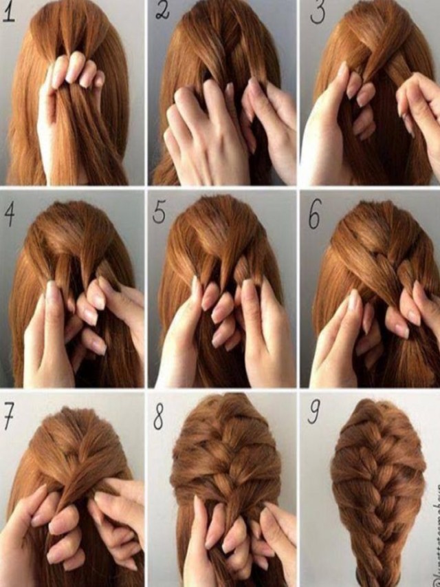 Arriba 94+ Imagen how to french braid your own hair Lleno