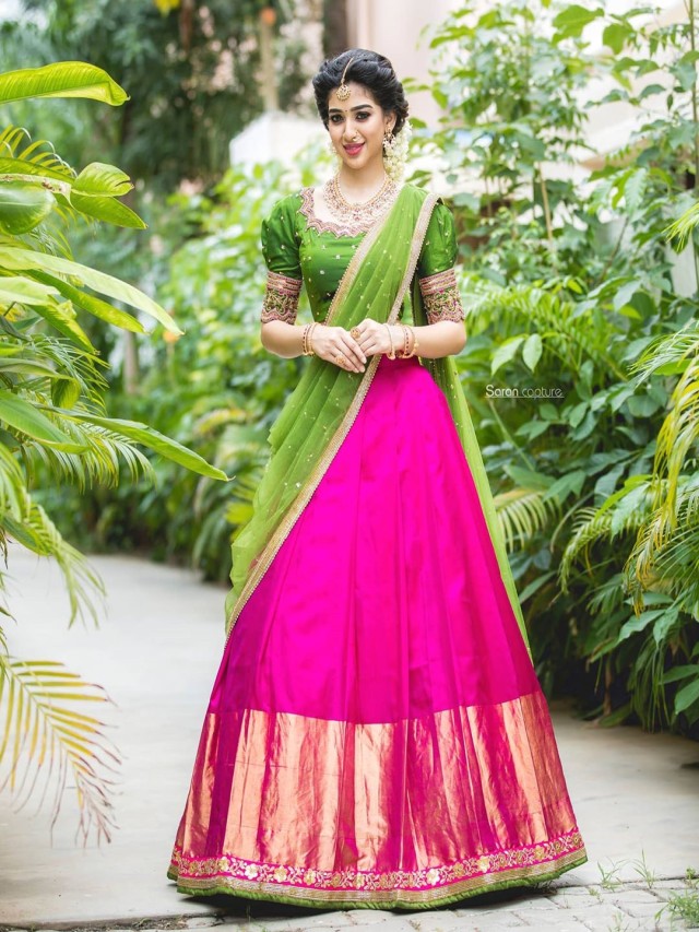 Lista 93+ Imagen how to wear saree as half saree Cena hermosa
