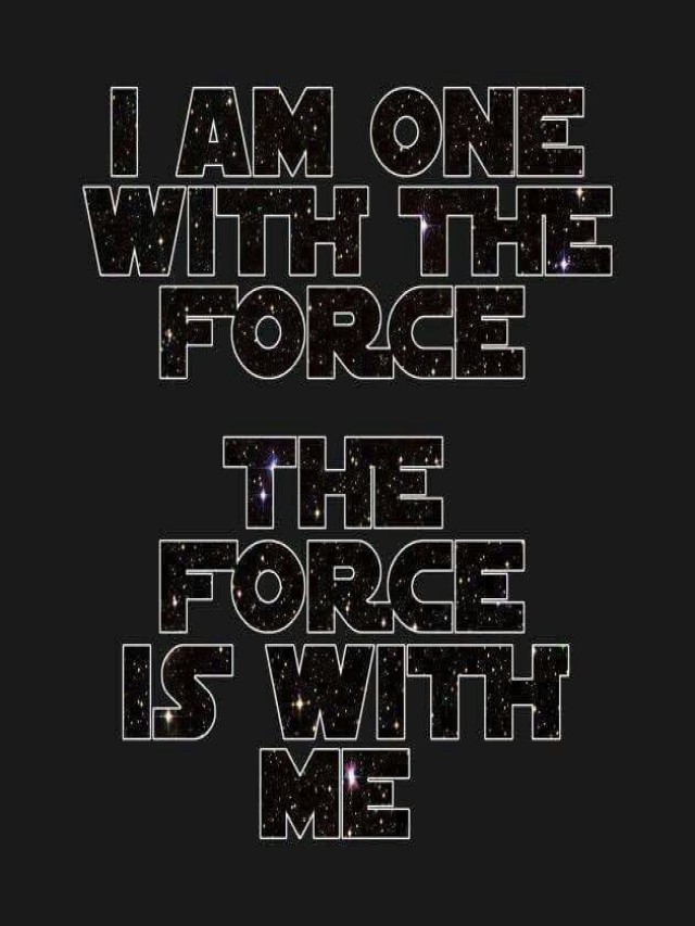 Sintético 98+ Foto i am one with the force and the force is with me Lleno