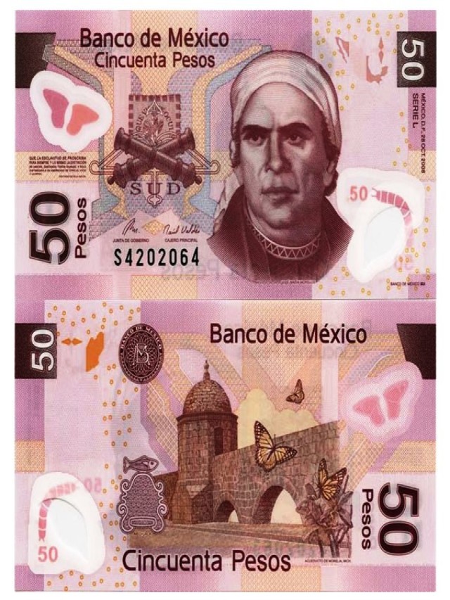 Arriba 98+ Foto imagen de billete de 50 pesos mexicanos Actualizar
