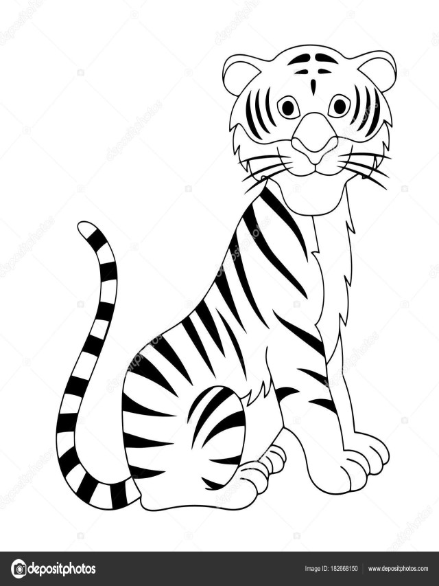 Álbumes 91+ Foto imagen de un tigre para colorear El último