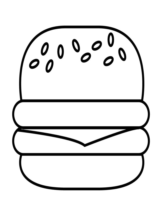 Lista 92+ Foto imagen de una hamburguesa para dibujar Actualizar