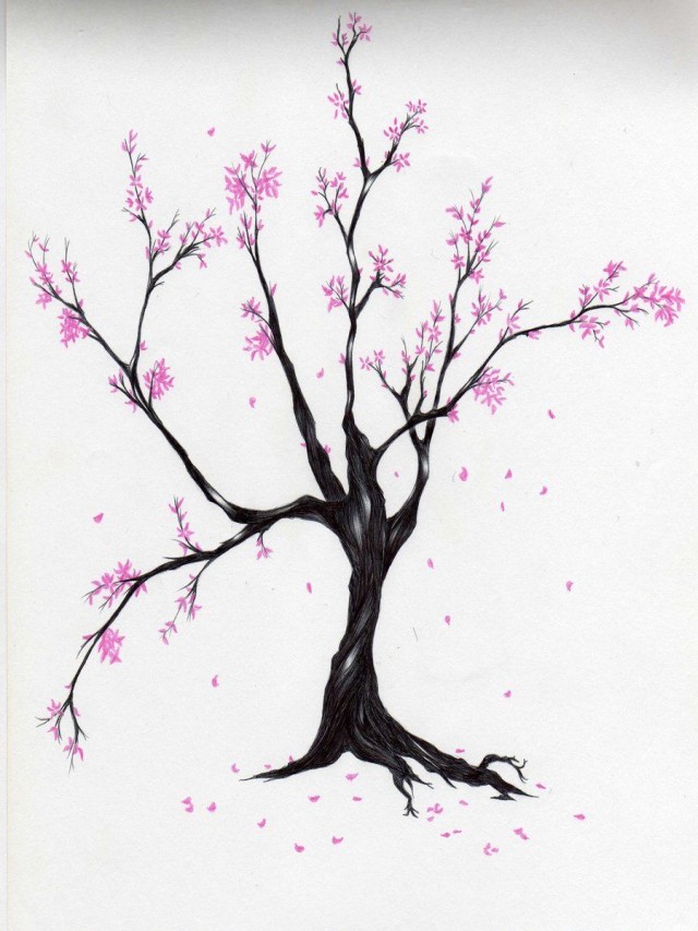Lista 104+ Imagen imagenes de arboles de cerezo para dibujar Mirada tensa