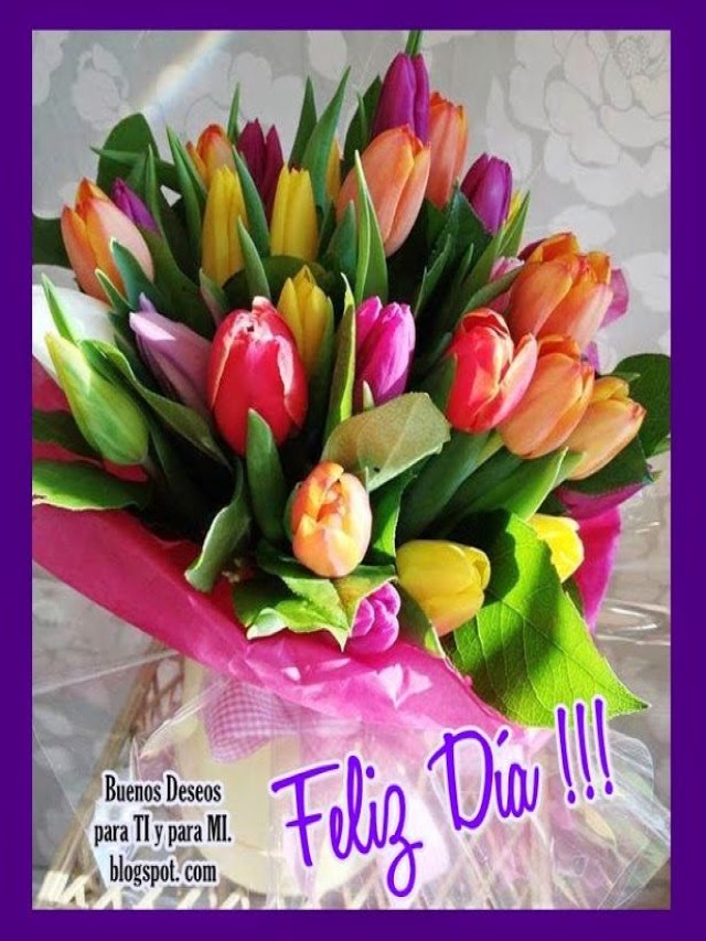 Lista 103+ Foto imágenes de buenos días con tulipanes Cena hermosa