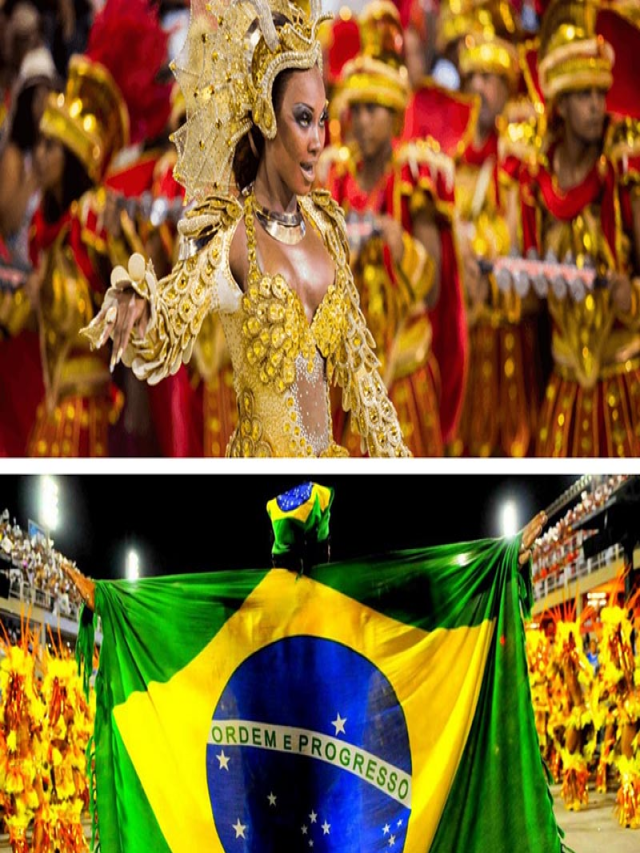 Mujer Usando Brasileño Colorido Disfraz De Carnaval De Río De Janeiro Brasil  Foto de stock y más banco de imágenes de Carnaval - Evento de celebración -  iStock