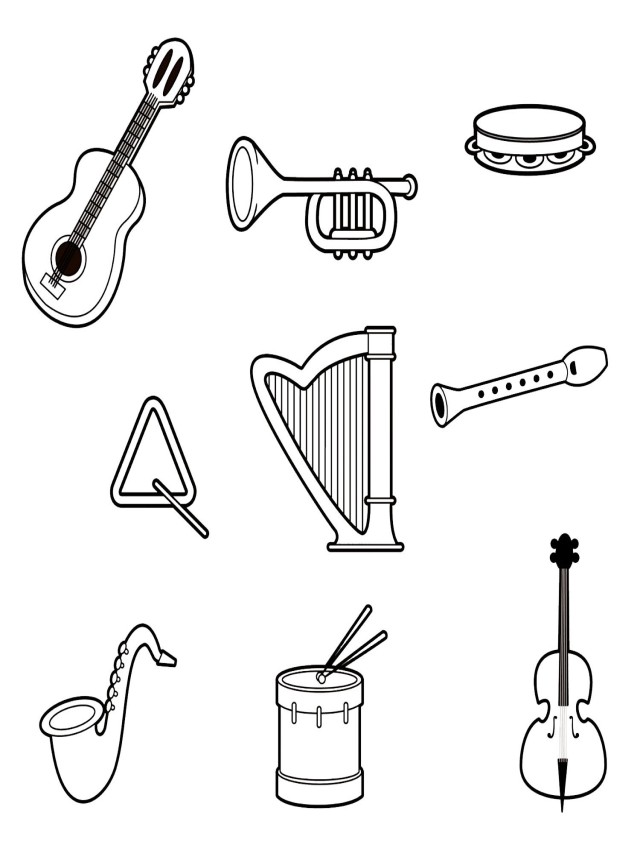 Álbumes 98+ Foto imagenes de instrumentos musicales animados para colorear Actualizar