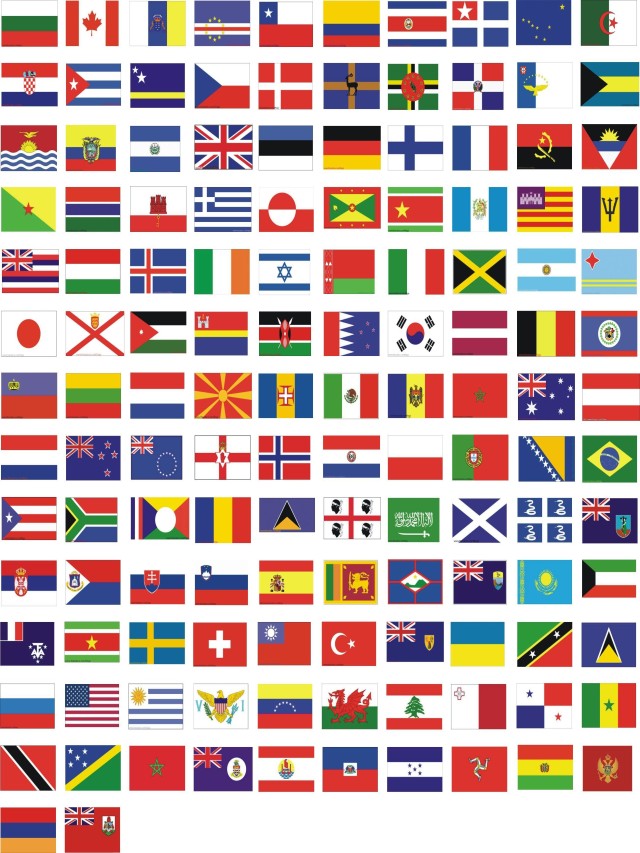 Arriba 102+ Foto imágenes de las banderas del mundo con nombres Mirada tensa