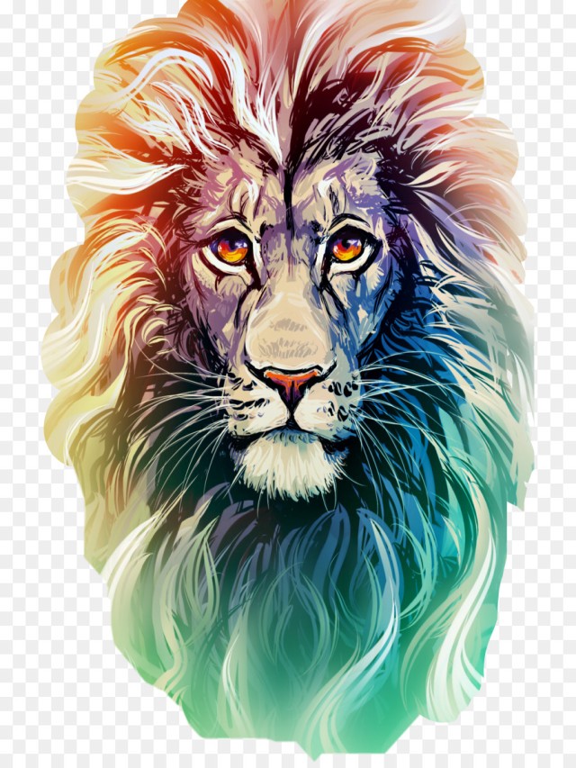 Sintético 95+ Foto imágenes de leones para dibujar a color Lleno