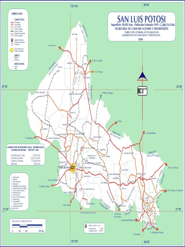 Arriba 105+ Foto imagenes de san luis potosi mapa Actualizar