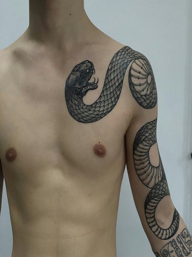 Lista 105+ Foto imagenes de tatuajes de serpientes en el brazo El último