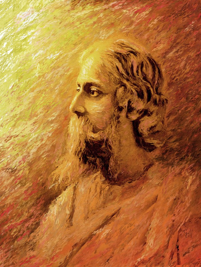 Em geral 102+ Imagen images of rabindranath tagore in colourful Cena hermosa