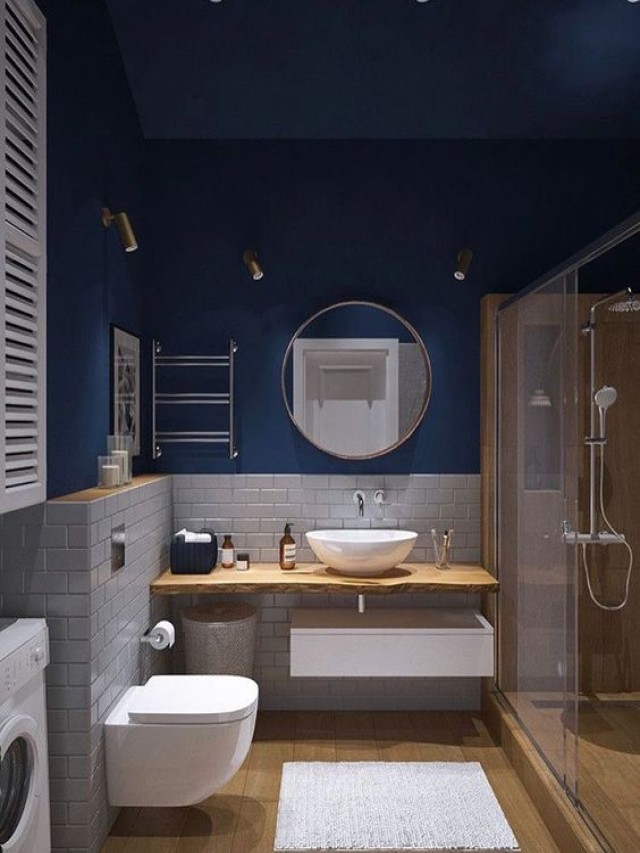 Lista 93+ Foto inodoro azul decoracion de baños con sanitarios azules Lleno