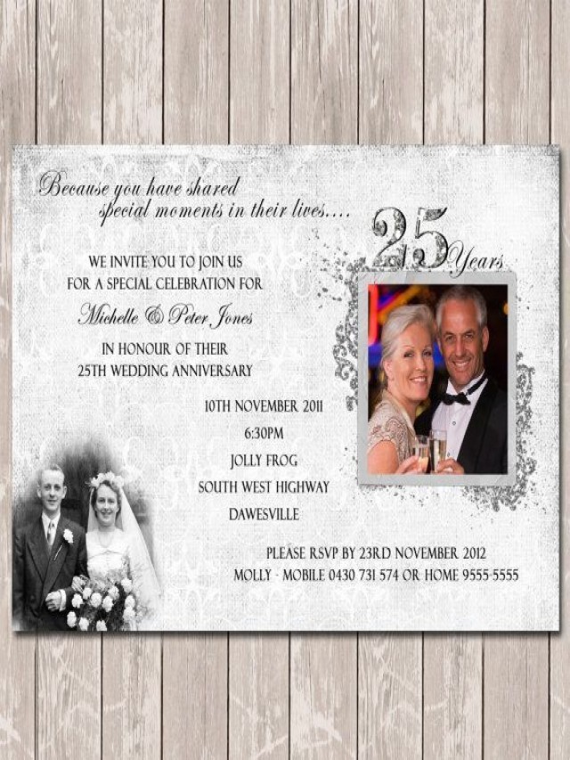 Arriba 95+ Foto invitaciones de bodas de plata para editar Mirada tensa