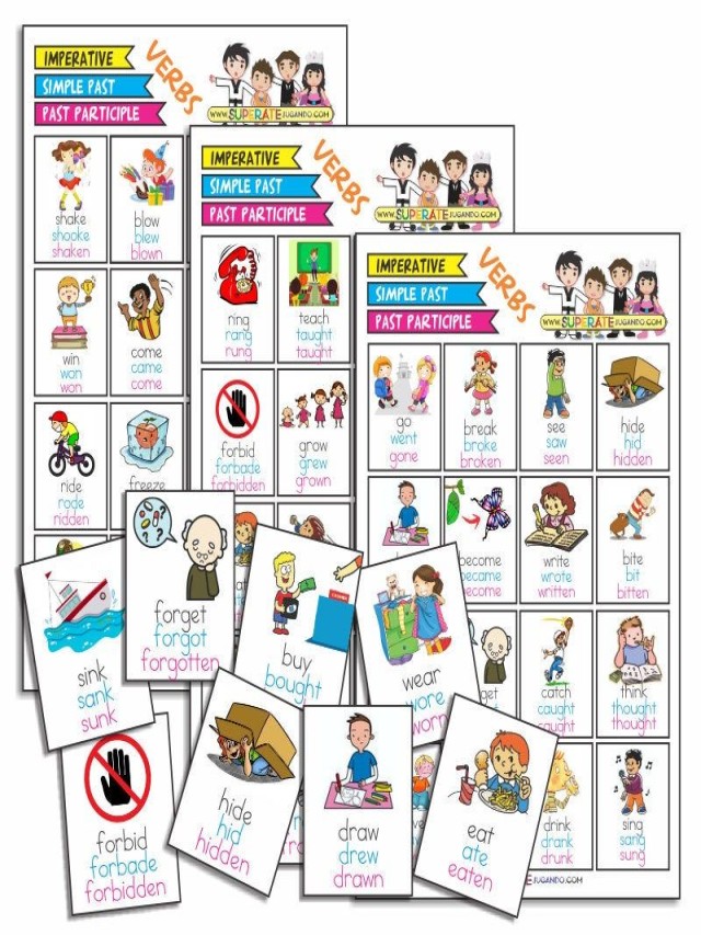 Lista 104+ Foto juego de loteria de verbos en ingles para imprimir gratis Alta definición completa, 2k, 4k