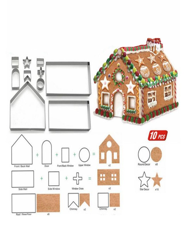 Lista 92+ Imagen kit imprimible plantillas moldes de casa de jengibre para imprimir Cena hermosa