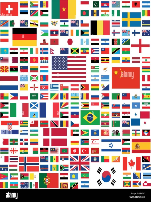 Arriba 96+ Foto las banderas del mundo con nombres Mirada tensa