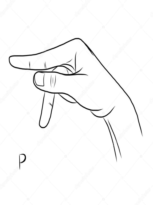 Sintético 91+ Foto letra p en lenguaje de señas Alta definición completa, 2k, 4k