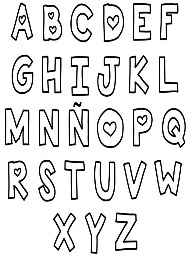 Lista 105+ Imagen letras del abecedario con imagenes para colorear Mirada tensa