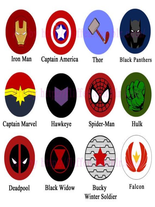 Arriba 103+ Foto logos de superhéroes de marvel con sus nombres Mirada tensa