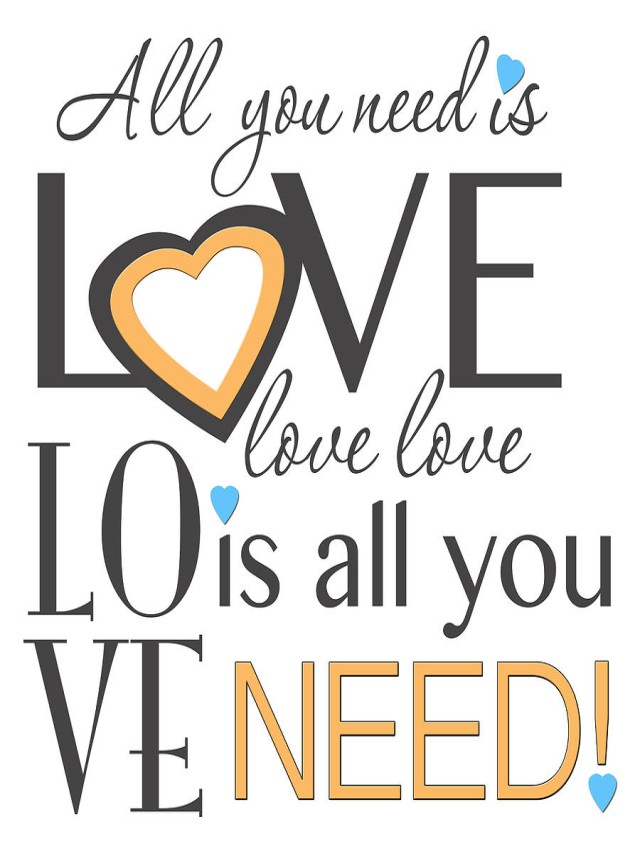 Lista 94+ Foto love is all you need? Lleno