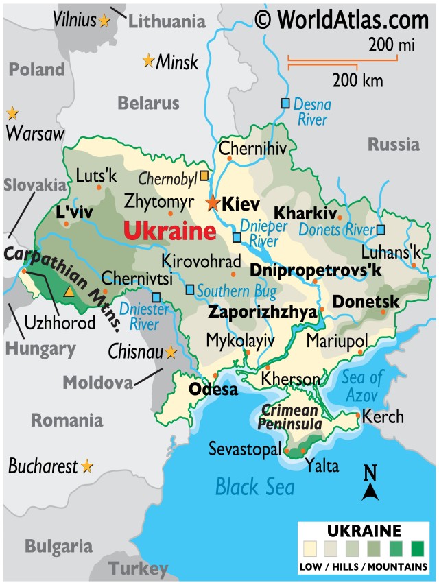 Álbumes 103+ Foto map of ukraine and surrounding countries Cena hermosa