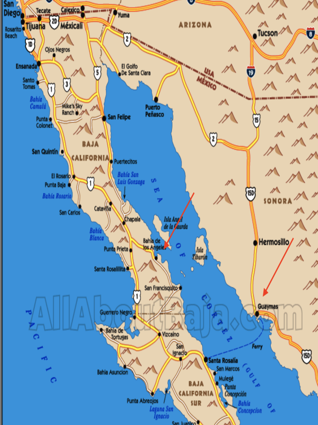 Sintético 96+ Foto mapa baja california norte y sur Actualizar