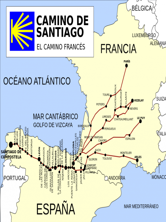 Lista 95+ Foto mapa camino de santiago desde sarria a santiago de compostela Cena hermosa