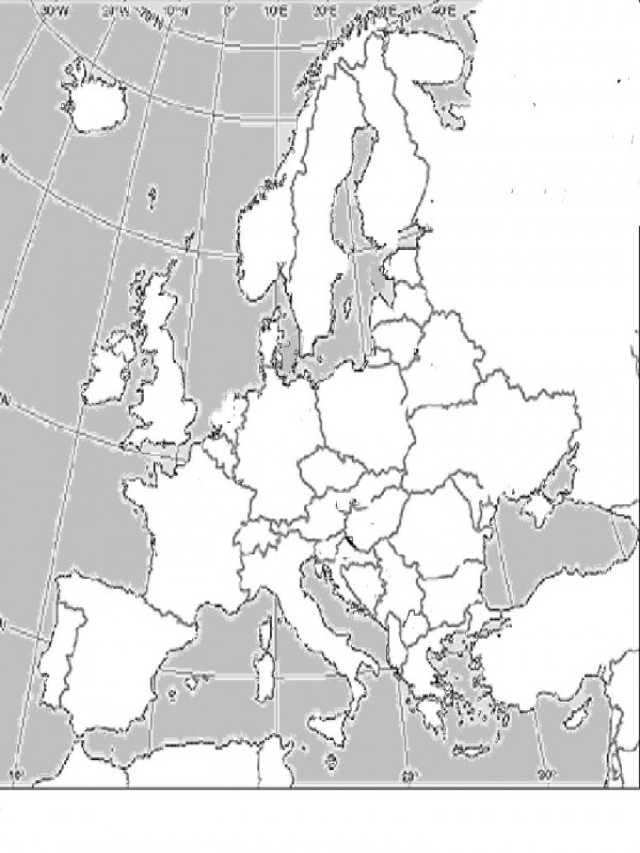 Sintético 97+ Foto mapa de europa para colorear con nombres de los paises El último