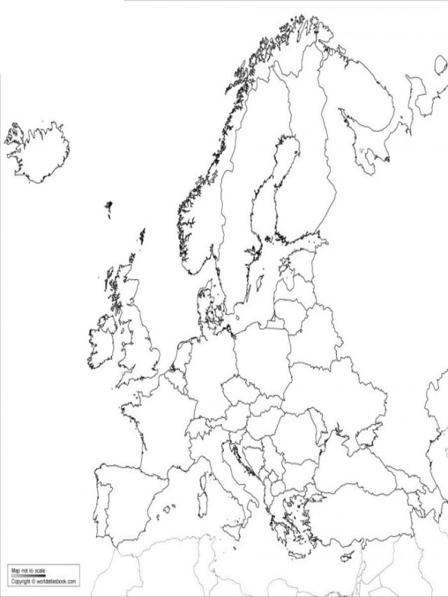 Sintético 98+ Foto mapa de europa politico para colorear Lleno