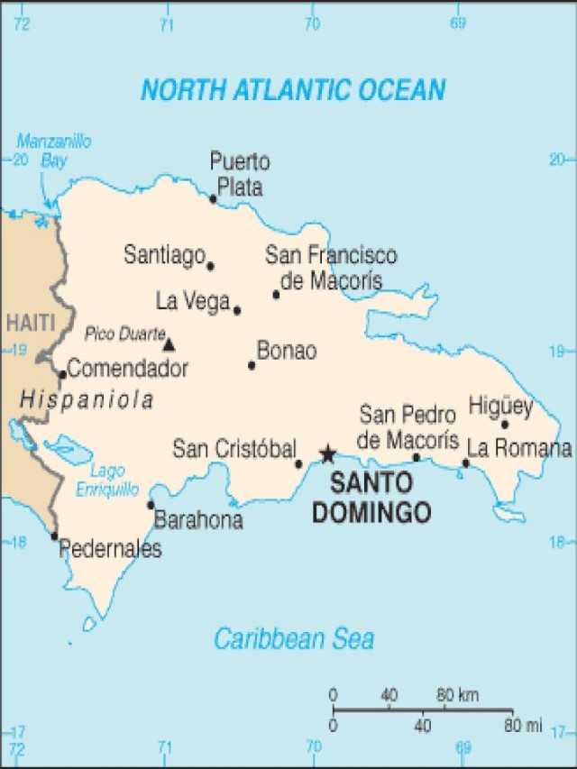 Lista 92+ Foto mapa de haití y república dominicana Actualizar