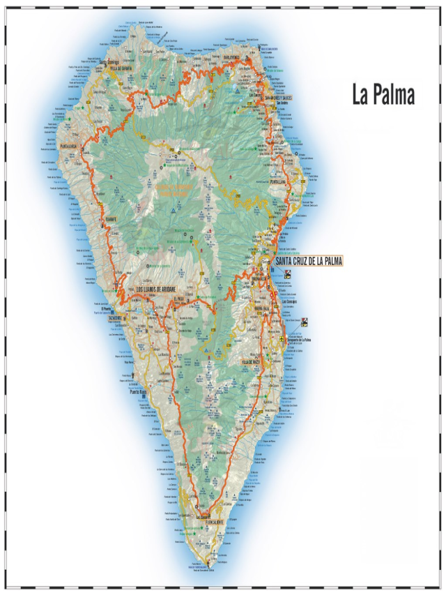 Arriba 104+ Foto mapa de la isla de la palma con sus municipios Actualizar