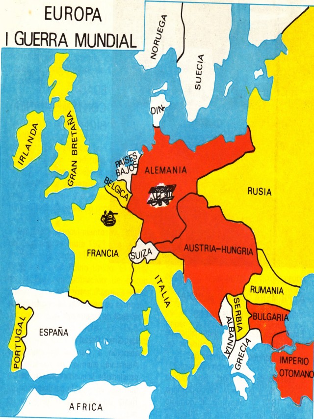 Sintético 92+ Foto mapa de la primera guerra mundial Actualizar