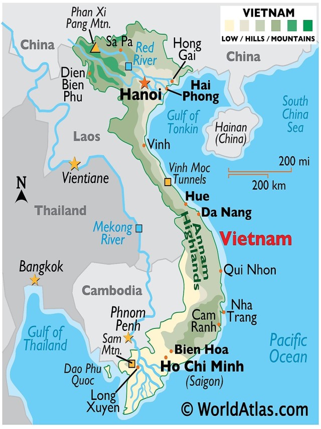 Lista 96+ Foto mapa de la región de vietnam El último